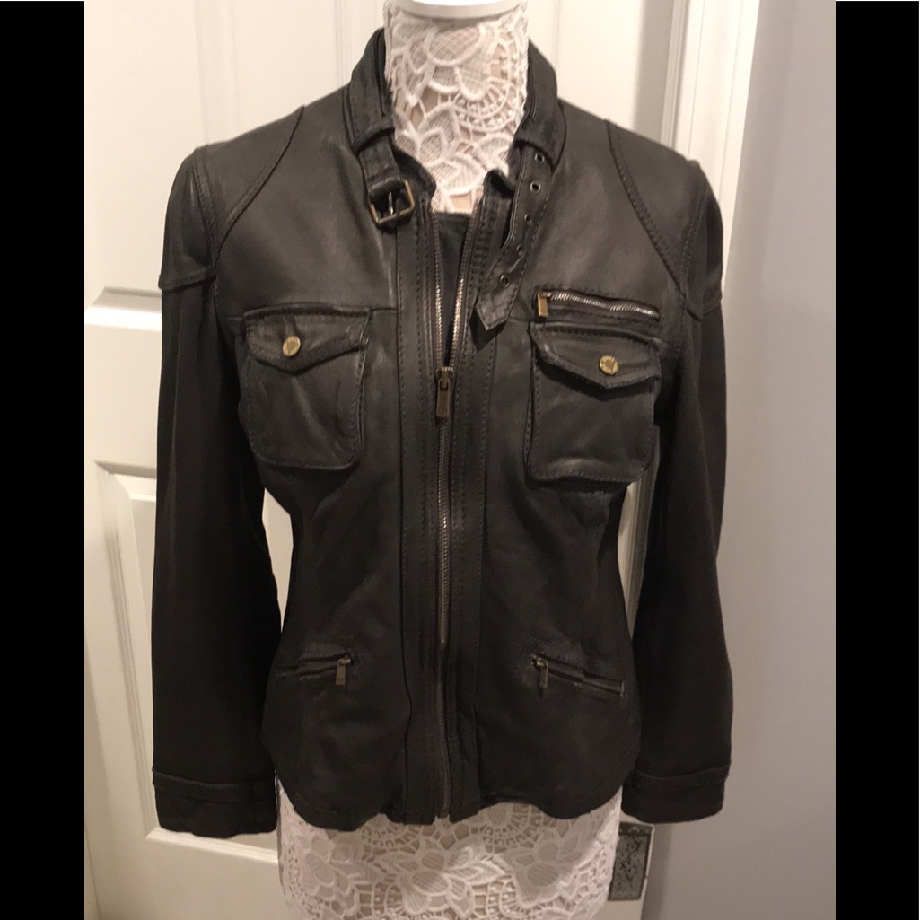Brand New Jones New York Leather Jacket
